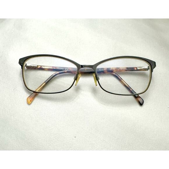 Women's Clear Vision Naperville 135 mm Eyeglasses Frames in Black - Picture 2 of 12